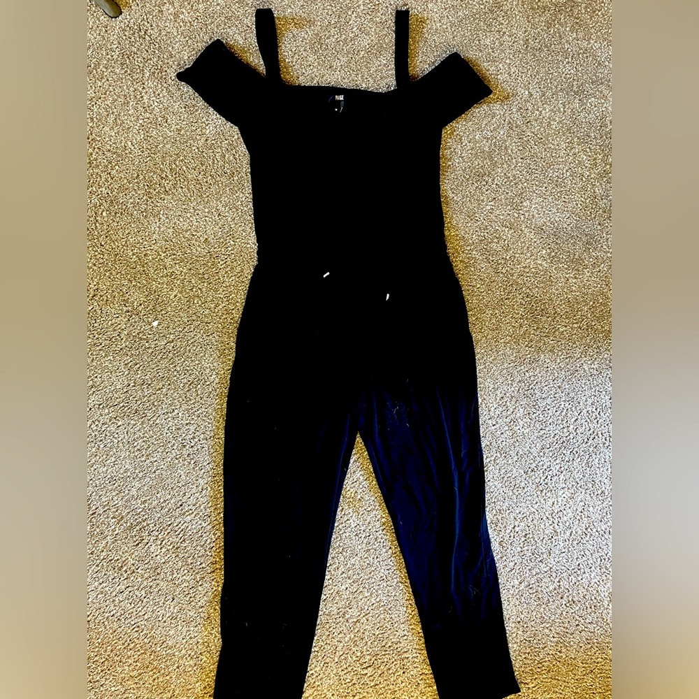 Paige off the shoulder jumpsuit